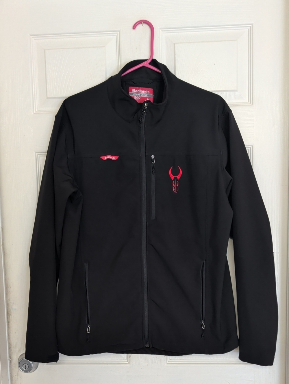 Badlands Black Rogue Zip Up Jacket Size Large